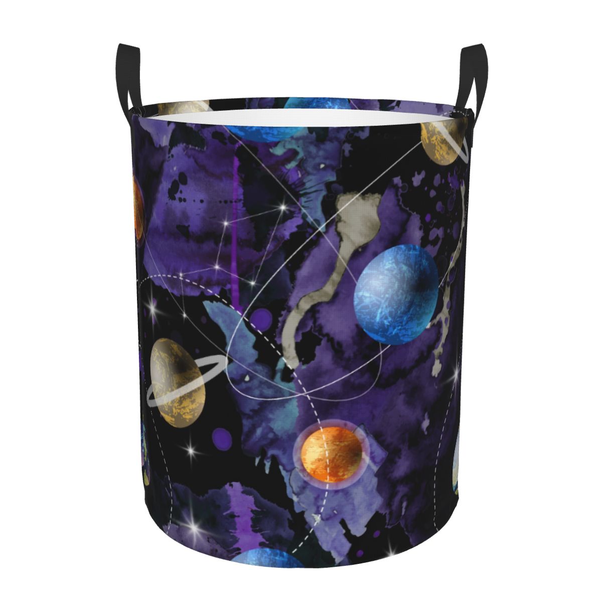 Home Decor Hampers - The Universe Round Laundry Hamper Storage