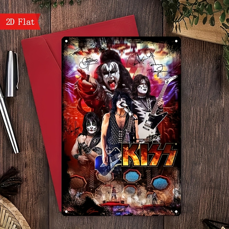 Home Decor Theme - KISS Band Retro Metal Tin Sign