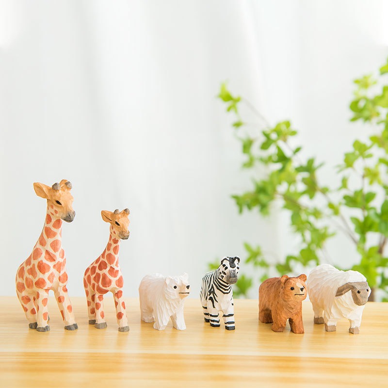 Home Decor Diy Ideas - Handmade Wooden Animal Figurines DIY Craft