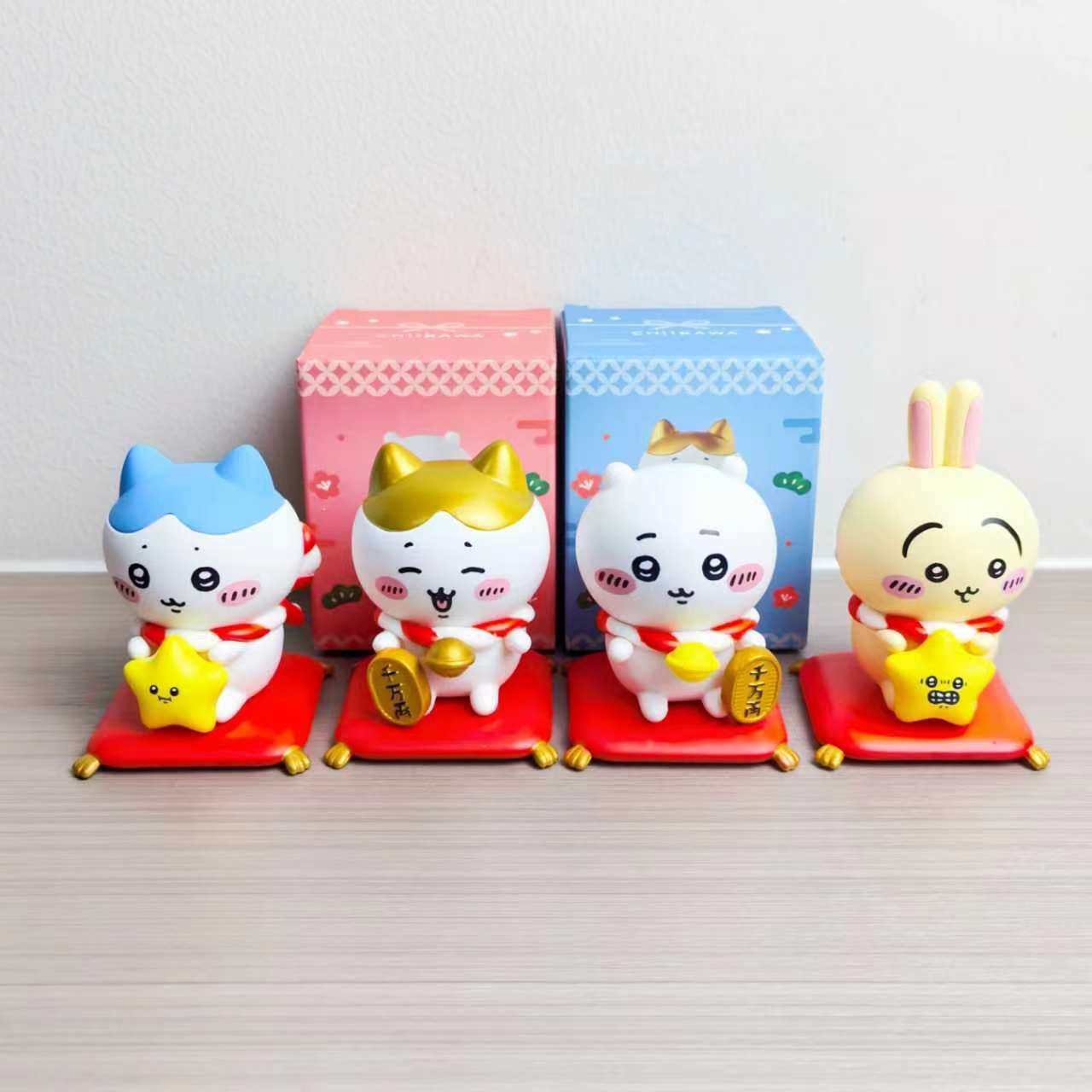Home Decor Theme - Kawaii CKW Lucky Cat Figurine Set
