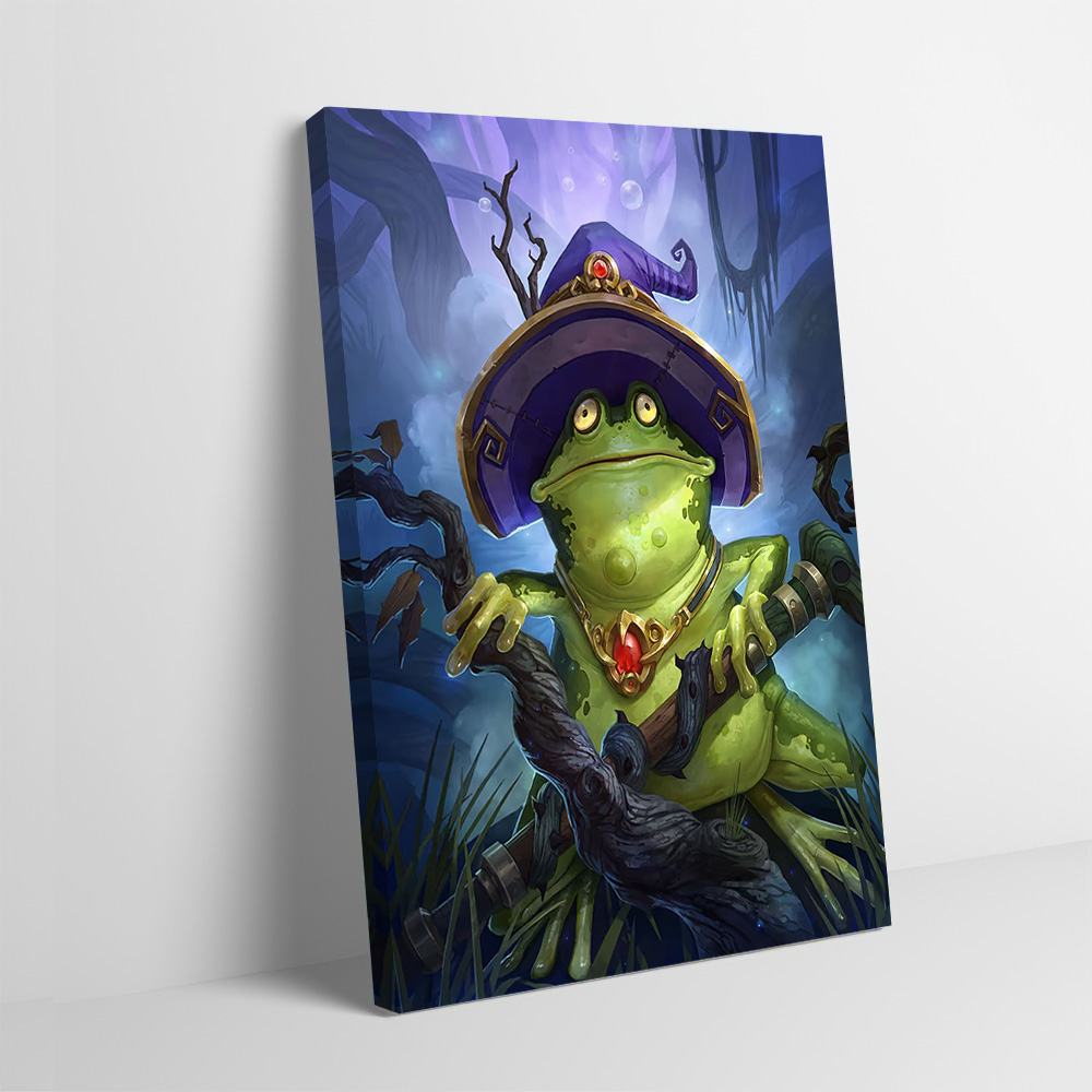 Home Decor Interior - Witch's Apprentice Poster Customizable Printed Canvas