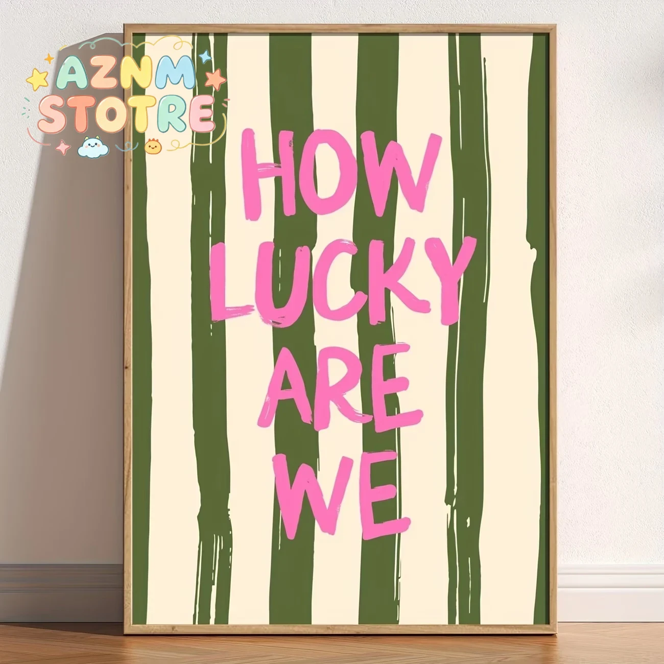 Home Decor How To - Modern,Retro How Lucky Are We Love