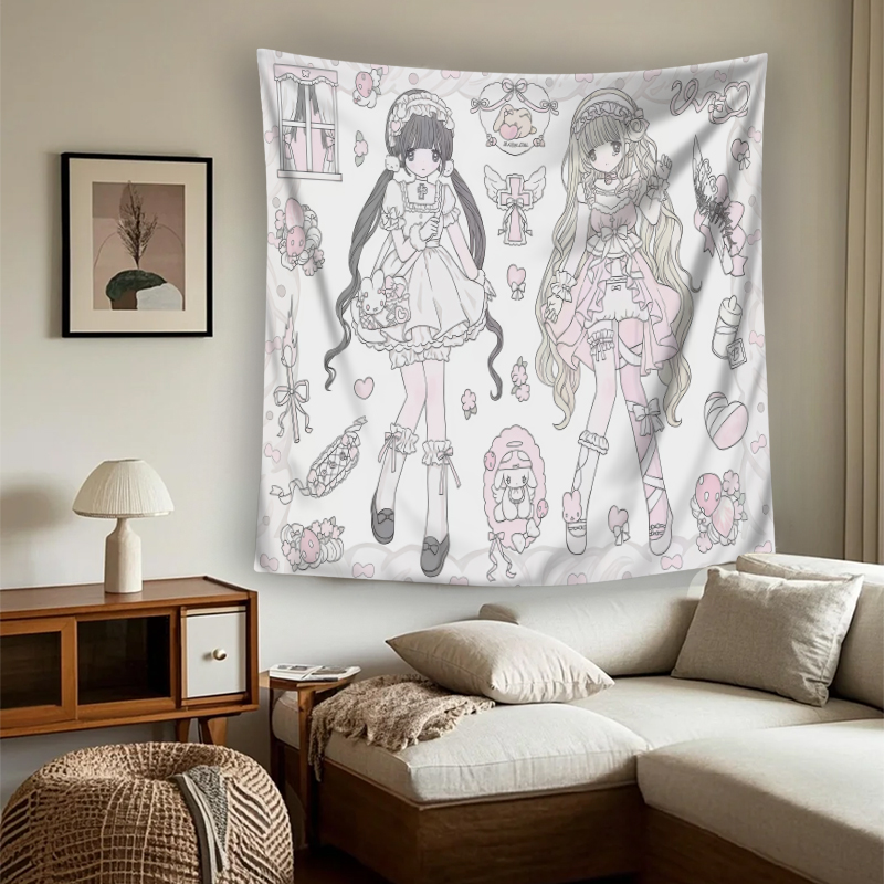 Aesthetic Tapestry - 1PC Digital Print Tapestry Wall Hanging,