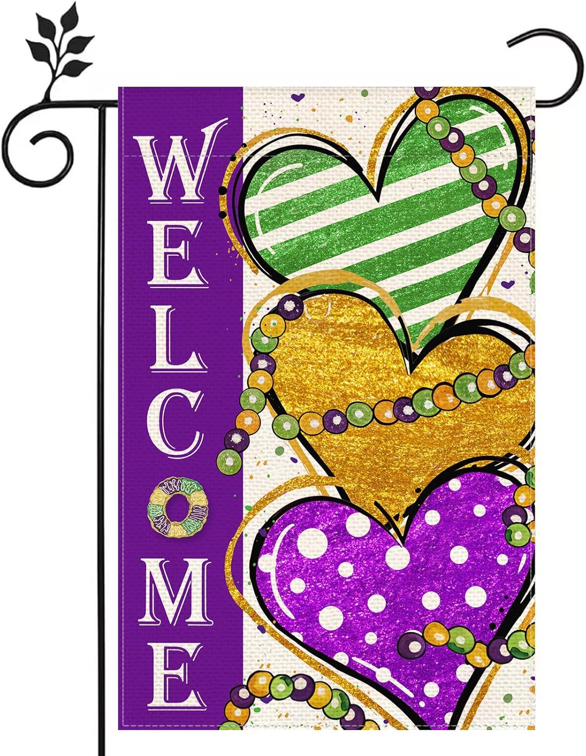 Home Decor New Orleans - Welcome New Orleans Carnival Fleur de