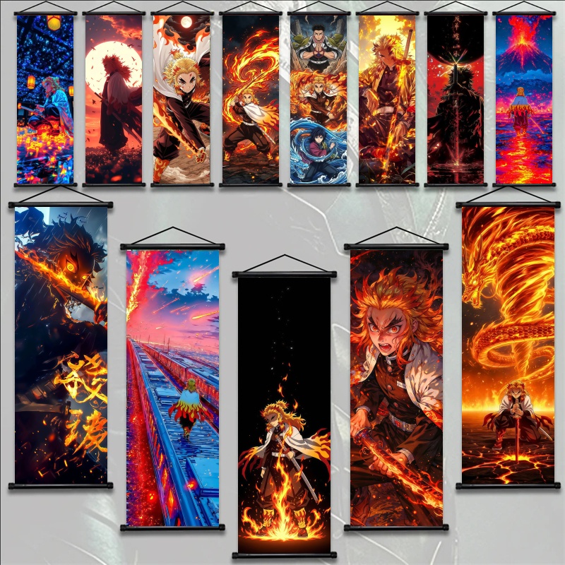 Home Decor On Wall - Demon Slayer Kyojuro Rengoku HD Print
