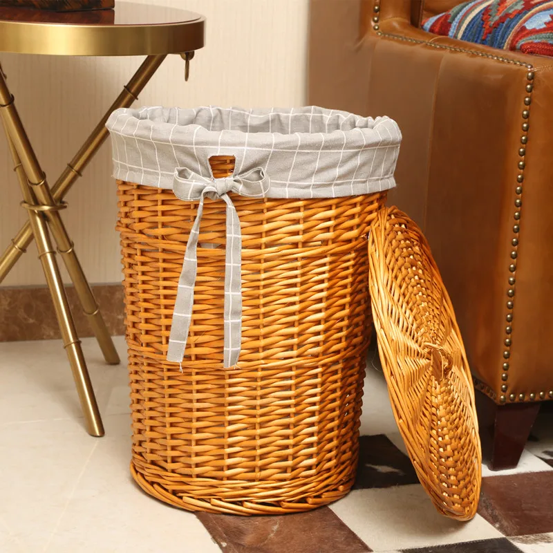 Home Decor Hampers - Rattan Hamper Stylish Laundry Basket with