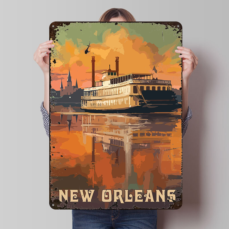 Home Decor New Orleans - Travel to New Orleans Printed Posters