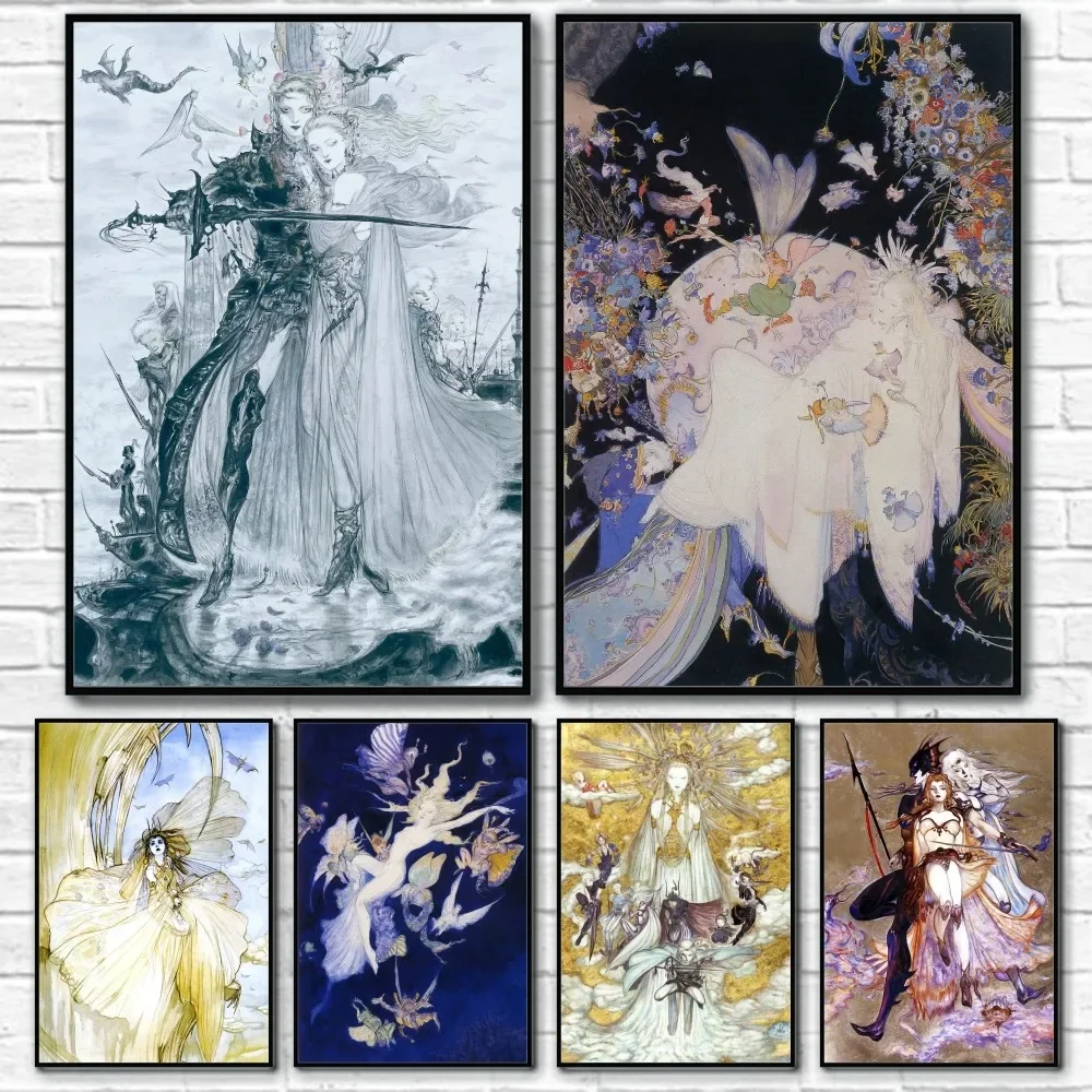 Home Decor Game - Yoshitaka Amano Final Fantasy Game Luxury