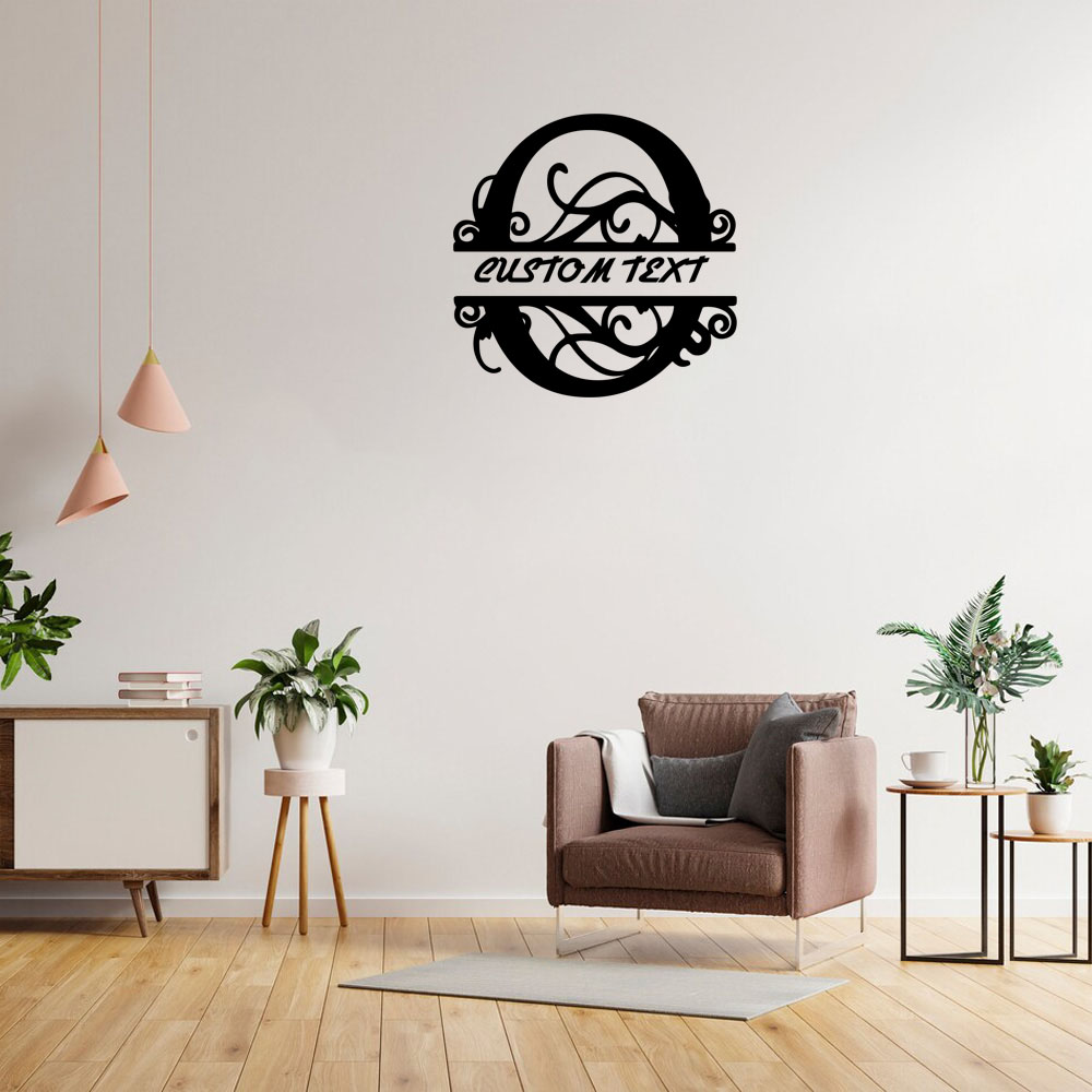 Home Decor Wallpaper - 1PC Cartoon Letter O Custom Name