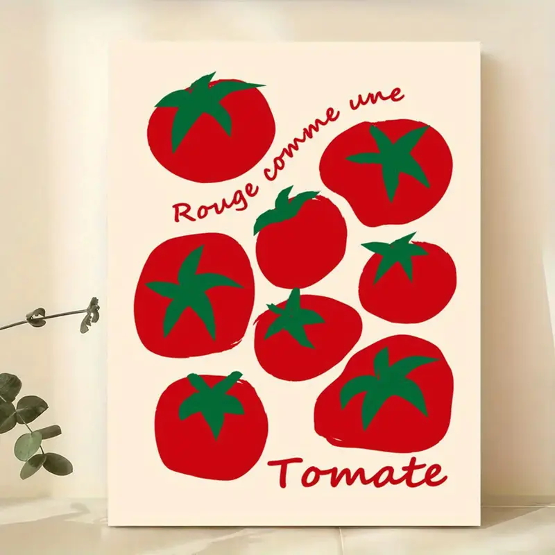 Modern Colorful Red Tomatoes W - Home Decor On Wall ulasan dan harga