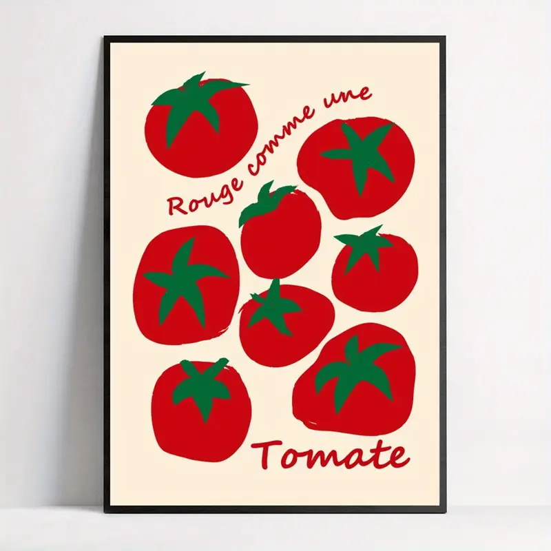 Modern Colorful Red Tomatoes W - Home Decor On Wall ulasan dan harga