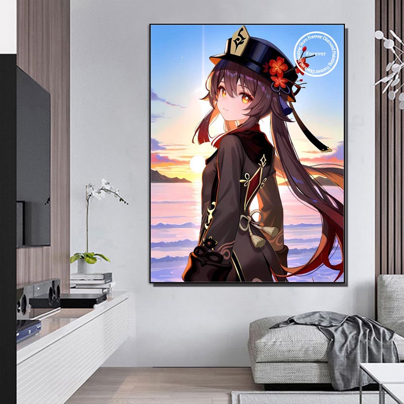 Video Games Sunset View By The - Home Decor Video ulasan dan harga