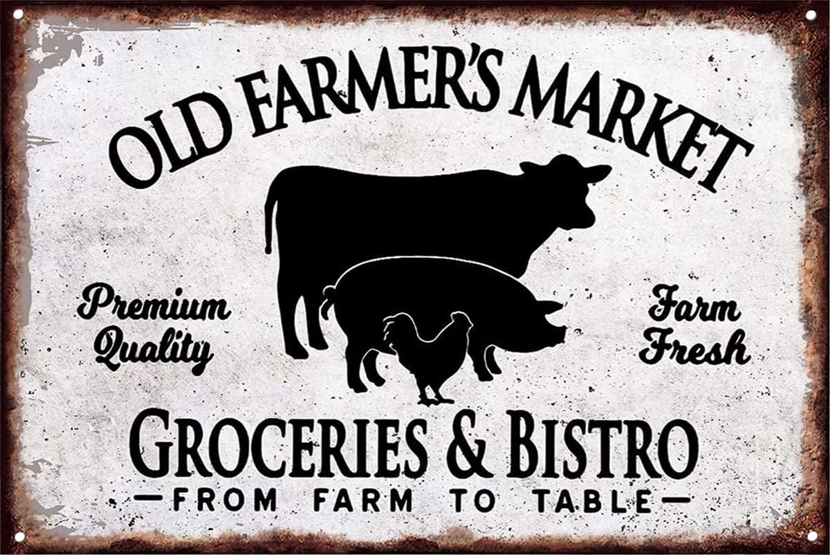 Funny Quote Old Farmers Market - Home Decor Quotes On Wall ulasan dan harga
