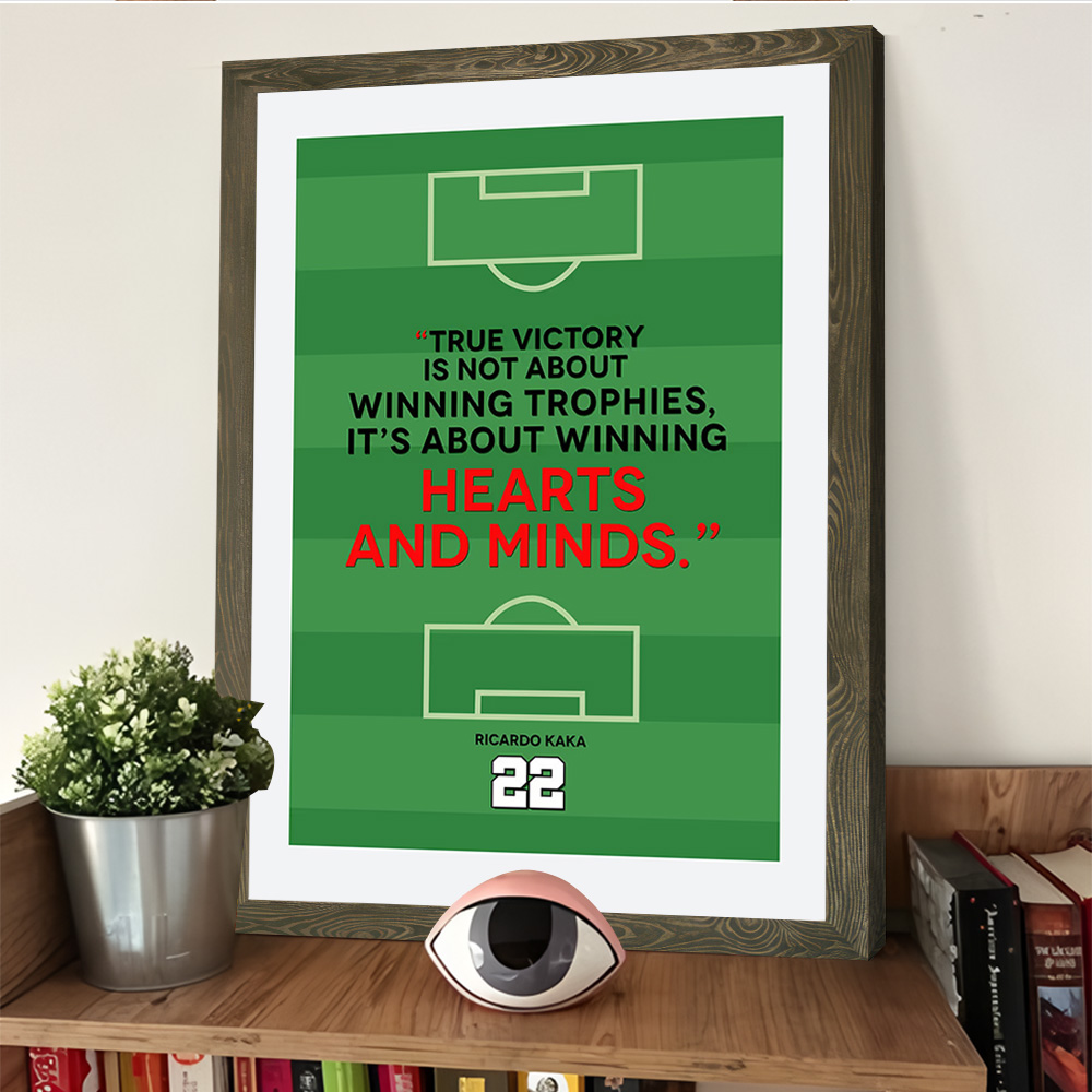 Ricardo Kaka Quote on Soccer F - Home Decor Quotes On Wall ulasan dan harga