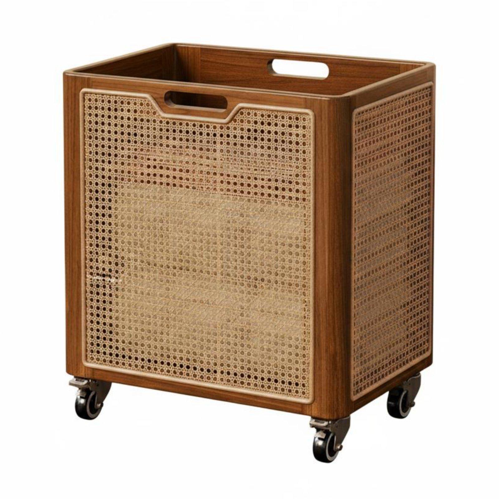 Wooden Laundry Hamper Decorati - Home Decor Hampers ulasan dan harga