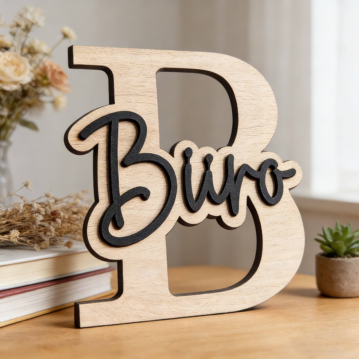 1pc Customizable Wooden Letter - Home Decor Pinterest ulasan dan harga