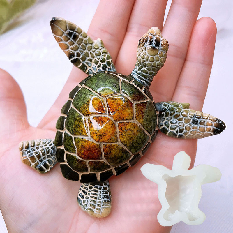 3D Sea Turtle Epoxy Resin Mold - Home Decor Diy Ideas ulasan dan harga