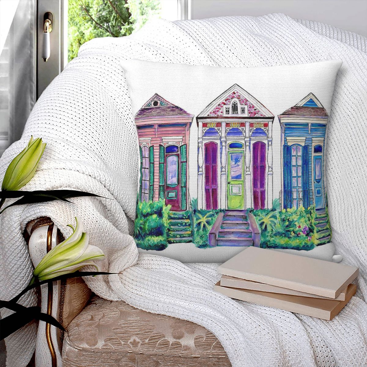 New Orleans Shotgun Houses Squ - Home Decor New Orleans ulasan dan harga