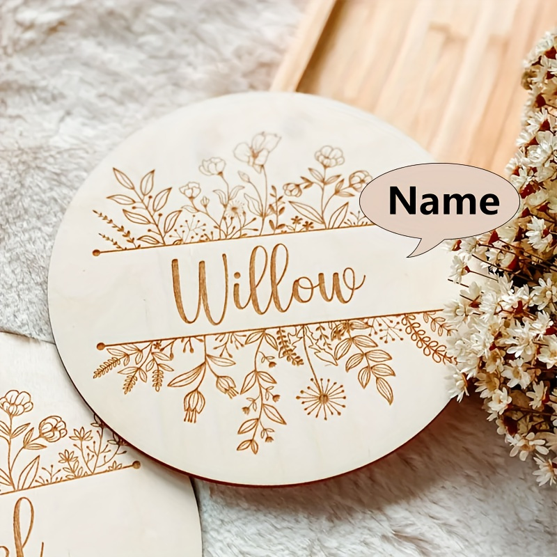 Personalized Floral Engraved N - Home Decor Product ulasan dan harga