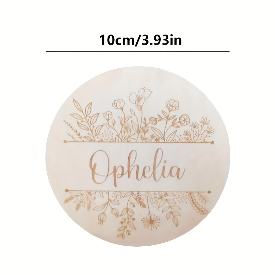 Personalized Floral Engraved N - Home Decor Product ulasan dan harga