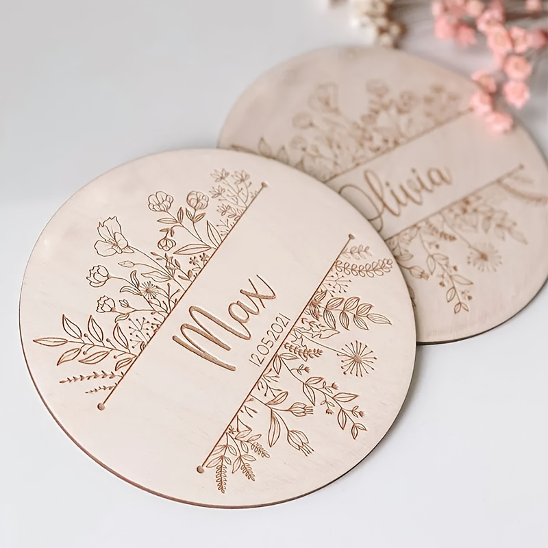 Personalized Floral Engraved N - Home Decor Product ulasan dan harga