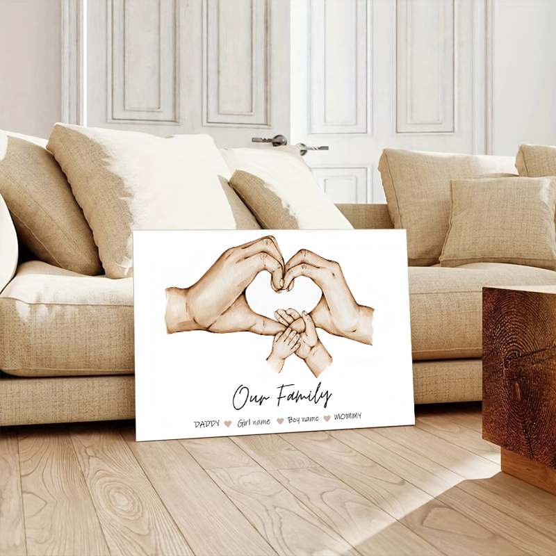 Personalized Custom Family Han - Home Decor Japandi ulasan dan harga