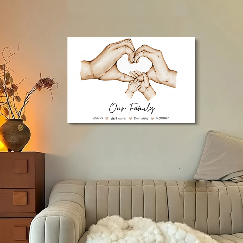 Personalized Custom Family Han - Home Decor Japandi ulasan dan harga