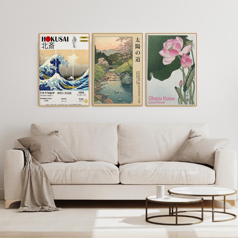 Vintage Japanese Tokyo Exhibit - Home Decor Japandi Style ulasan dan harga