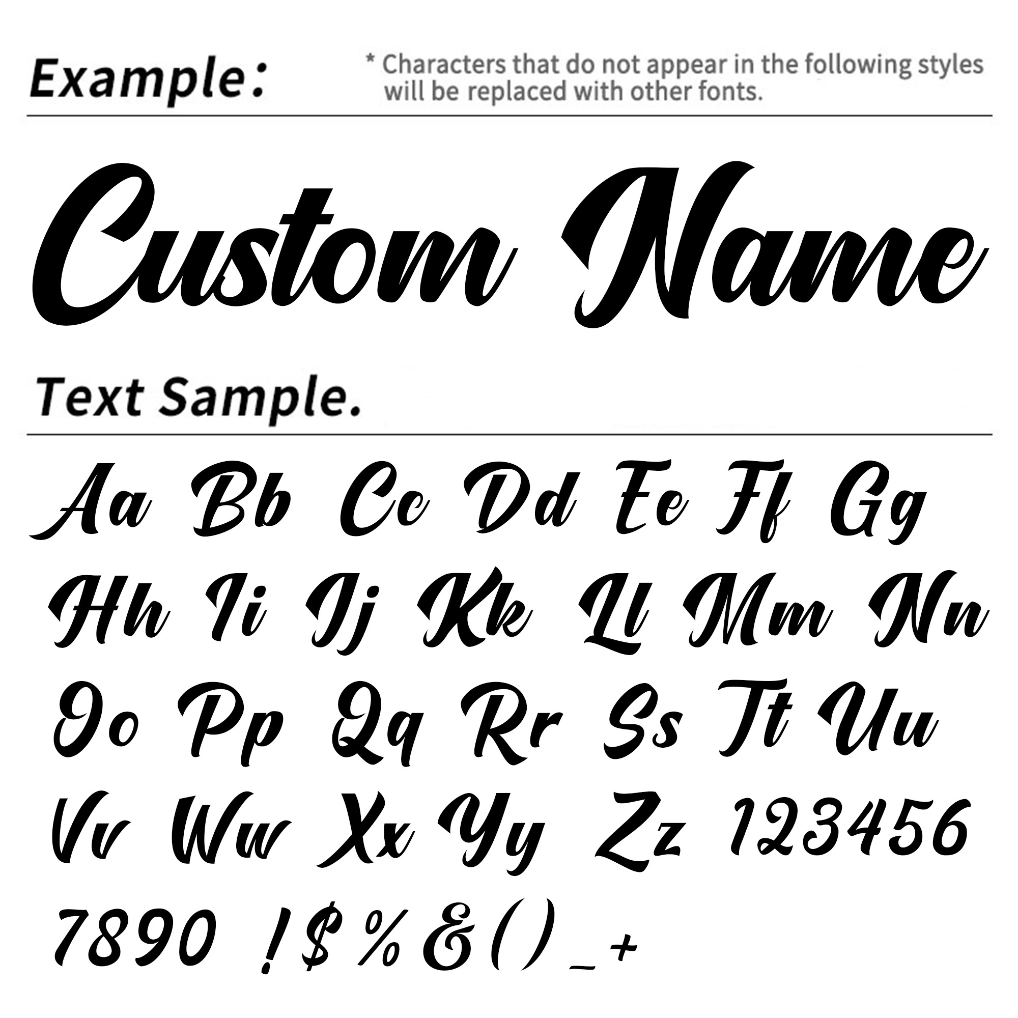 3PCS Custom Name Stickers Pers - Home Decor Product ulasan dan harga