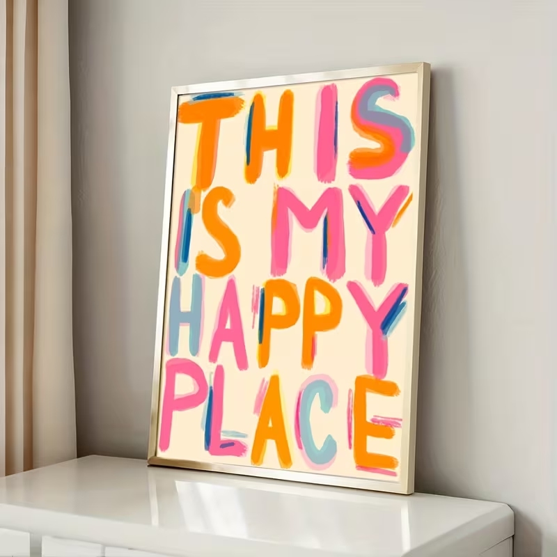Modern This Is My Happy Place  - Home Decor On Wall ulasan dan harga