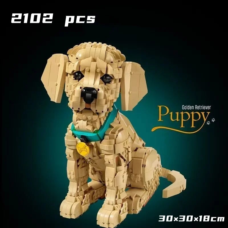 2102pcs Golden Retriever Puppy - Home Decor Disney ulasan dan harga
