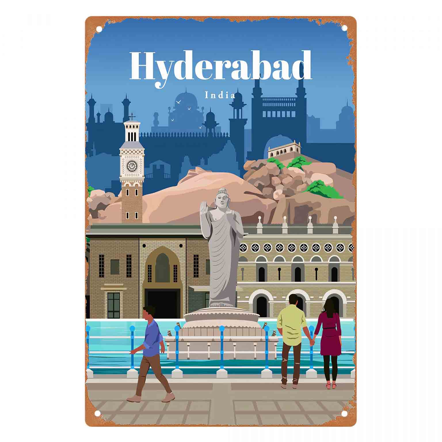 2D FLAT 1pc Hyderabad India Ci - Home Decor Hyderabad ulasan dan harga