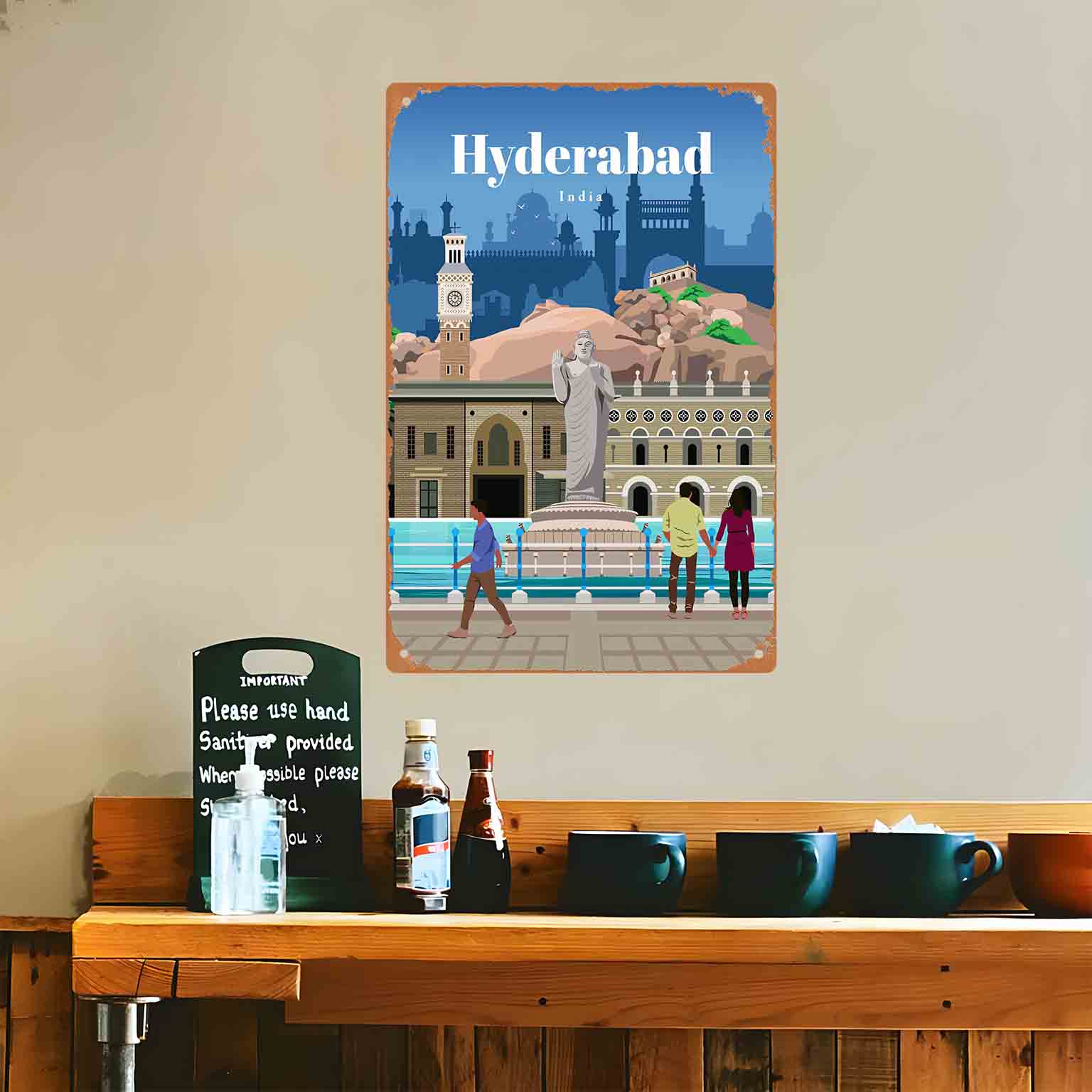 2D FLAT 1pc Hyderabad India Ci - Home Decor Hyderabad ulasan dan harga