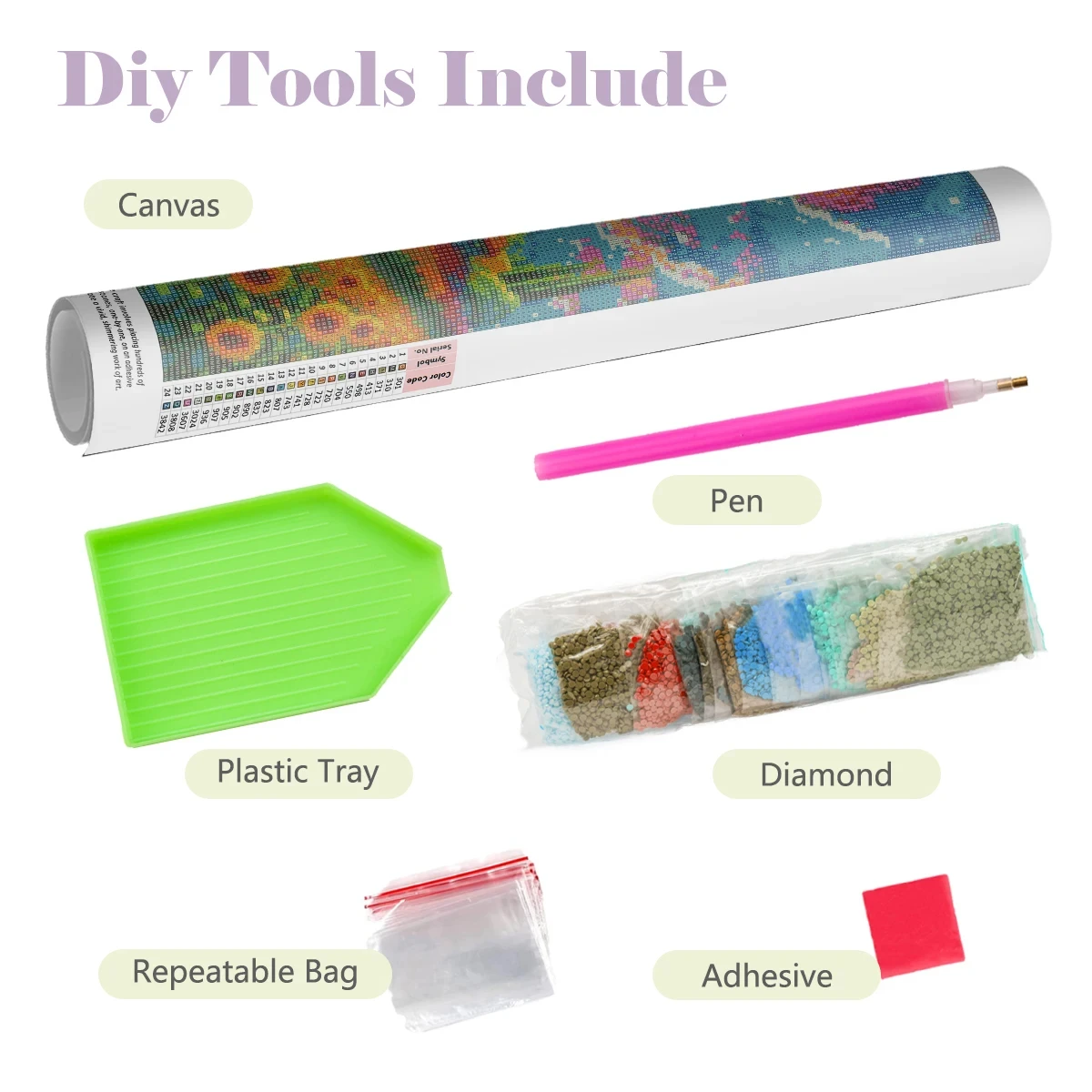 5D DIY Diamond Painting Kit Fi - Home Decor Video ulasan dan harga