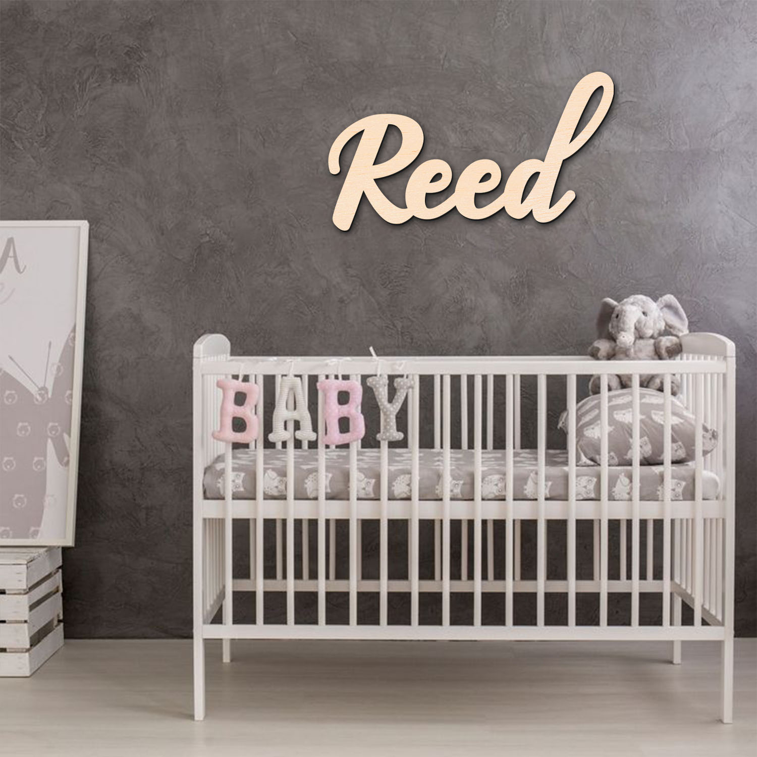 1pc personalized wooden surnam - Home Decor Product ulasan dan harga