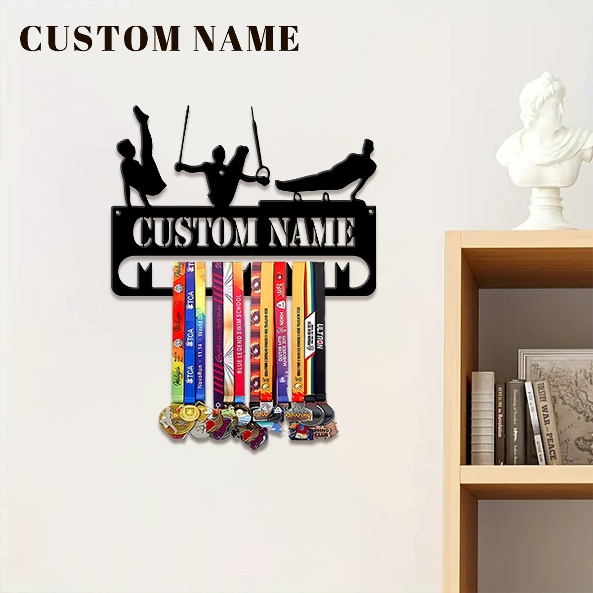 1pc Custom Fitness Metal Medal - Home Decor Product ulasan dan harga