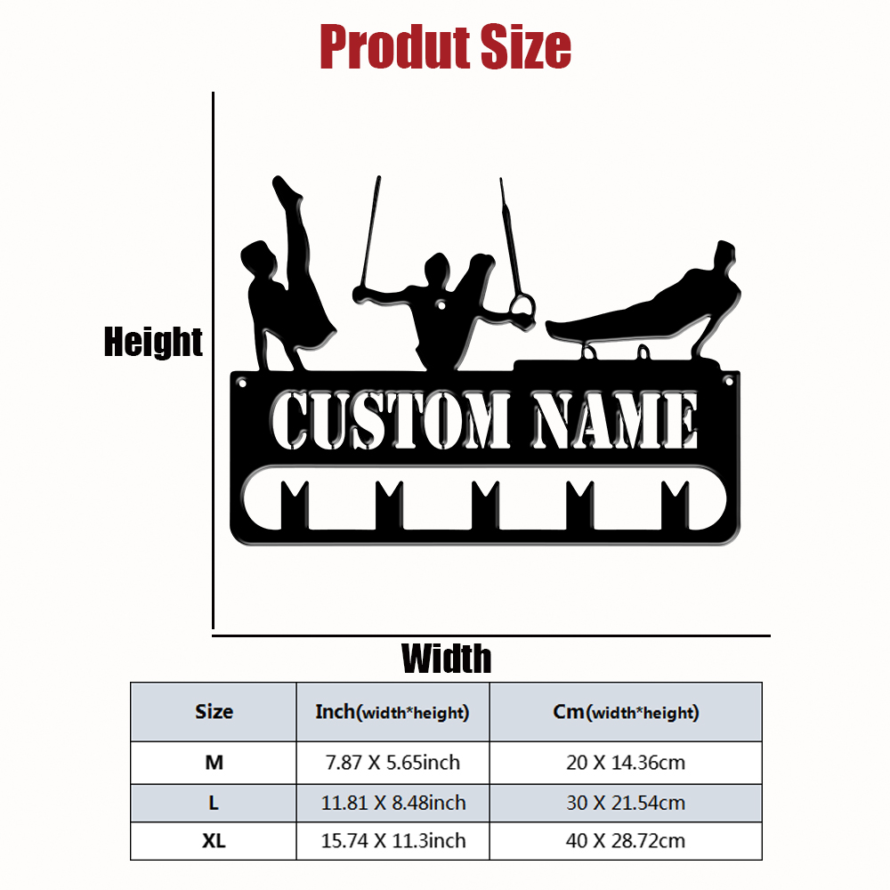 1pc Custom Fitness Metal Medal - Home Decor Product ulasan dan harga