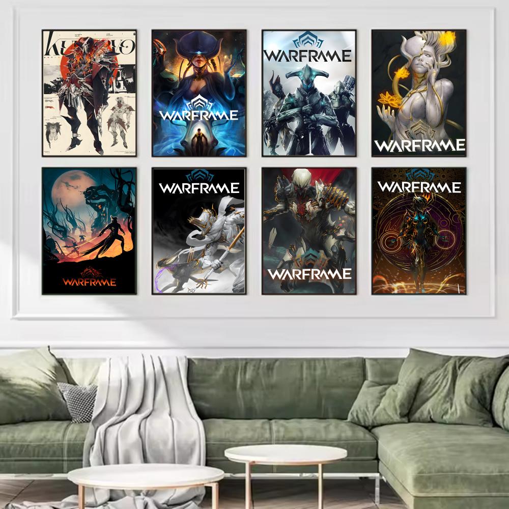Video Game W-Warframe Poster T - Home Decor Video ulasan dan harga