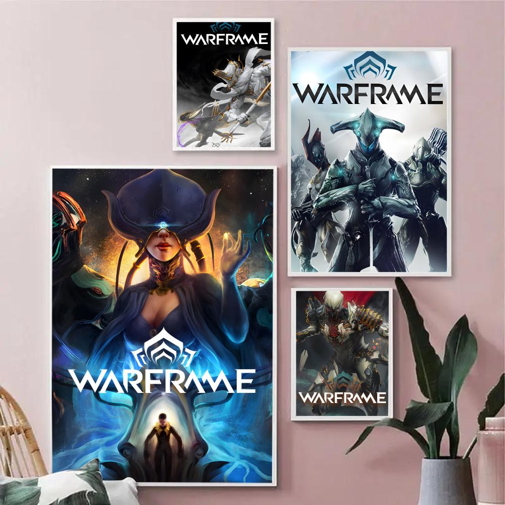 Video Game W-Warframe Poster T - Home Decor Video ulasan dan harga