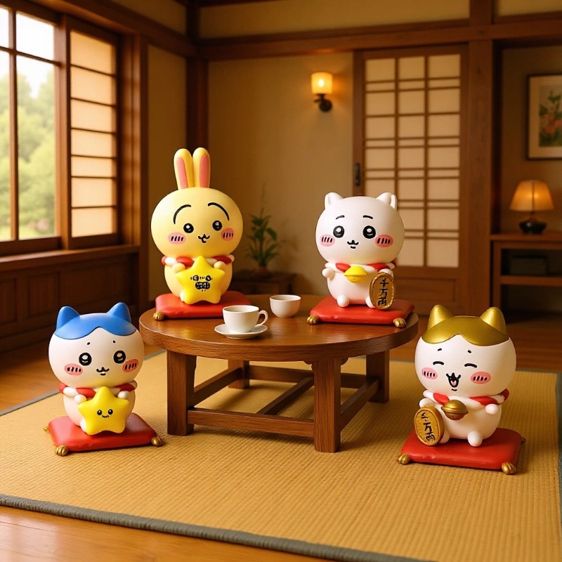 Kawaii CKW Lucky Cat Figurine  - Home Decor Theme ulasan dan harga