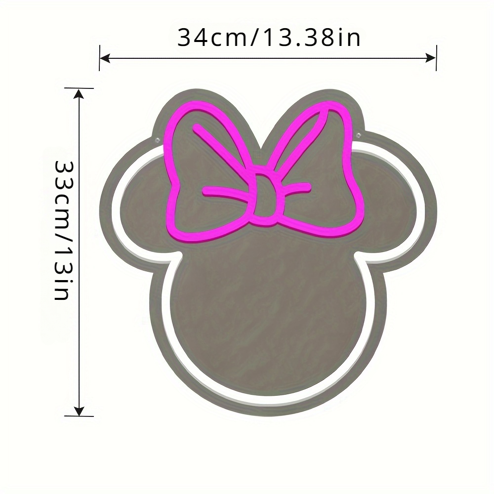 Disney Minnie Mouse LED Neon S - Home Decor Disney ulasan dan harga