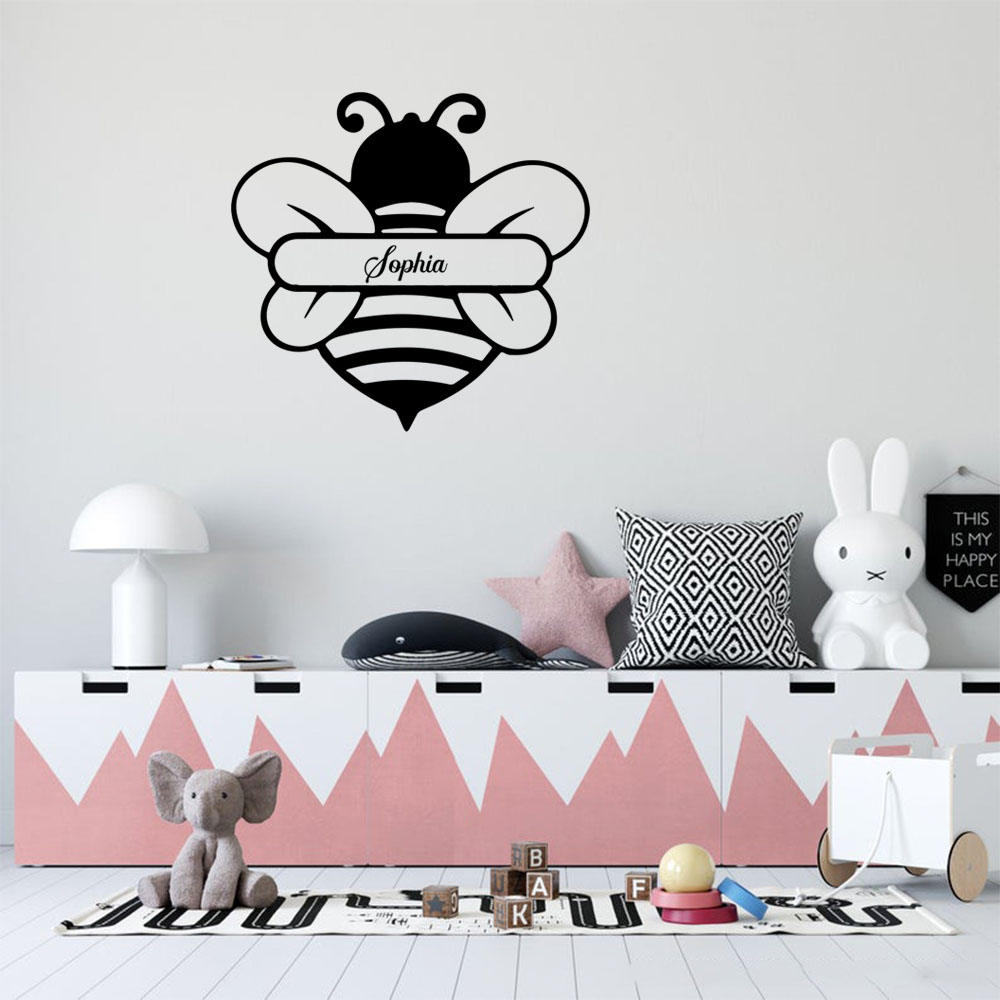 1PC Fashion Bee Personalized N - Home Decor Wallpaper ulasan dan harga
