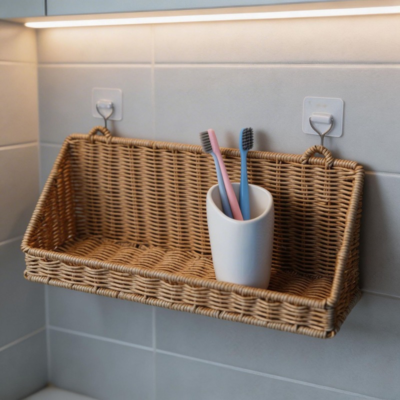 Woven Rattan Hanging Storage B - Home Decor Hampers ulasan dan harga