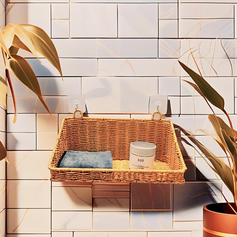 Woven Rattan Hanging Storage B - Home Decor Hampers ulasan dan harga