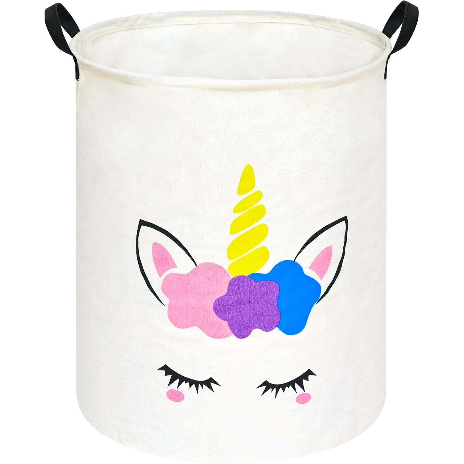 Unicorn Round Laundry Basket S - Home Decor Hampers ulasan dan harga