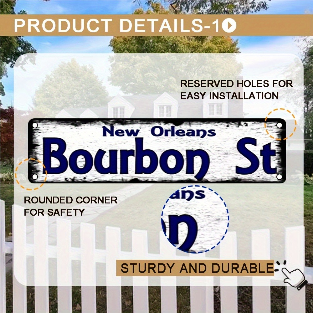Custom Bourbon St New Orleans  - Home Decor New Orleans ulasan dan harga
