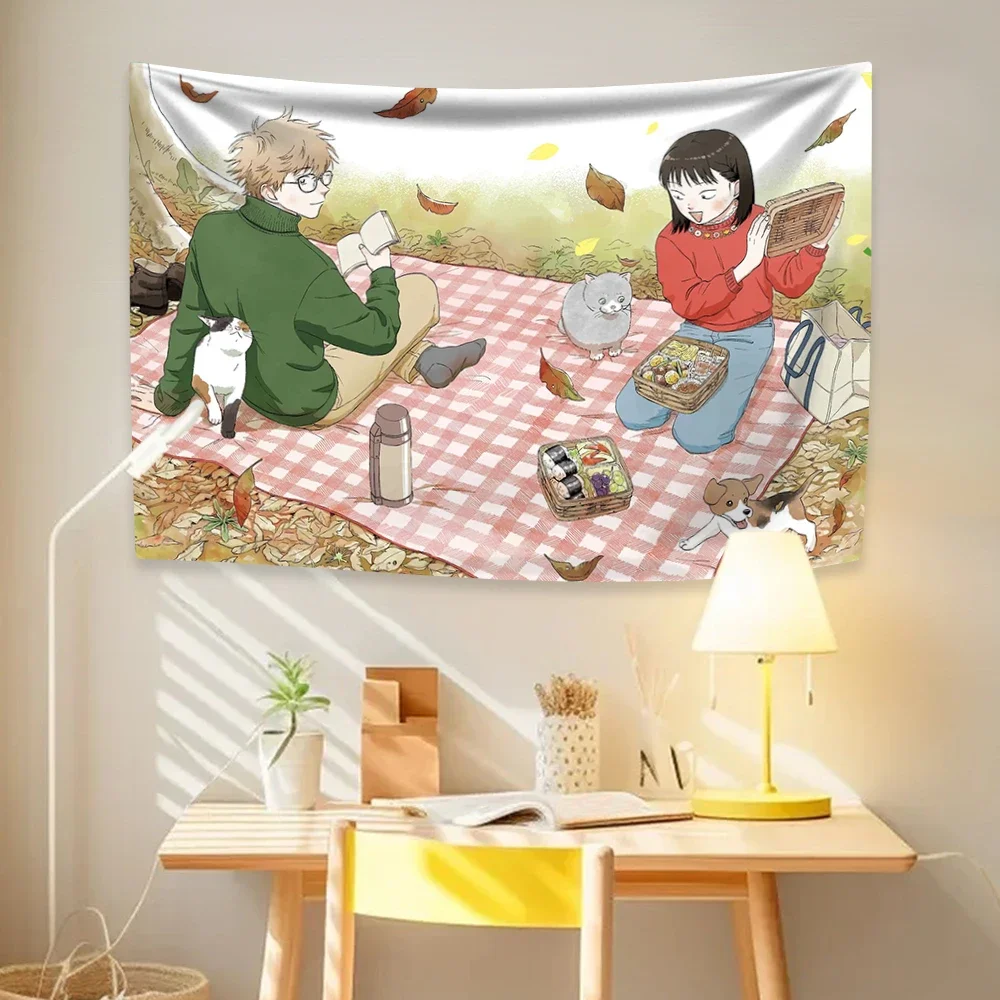 Japanese Cartoon Anime Skip An - Aesthetic Tapestry ulasan dan harga