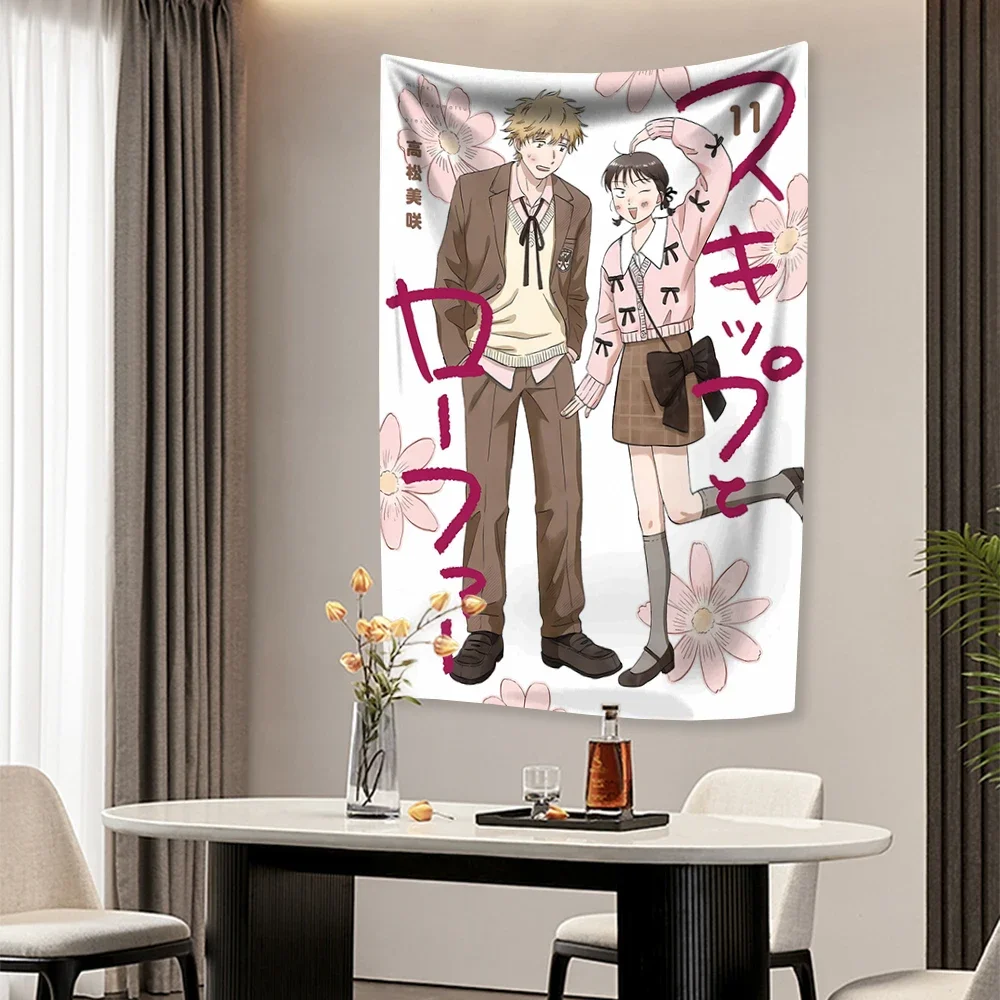 Japanese Cartoon Anime Skip An - Aesthetic Tapestry ulasan dan harga