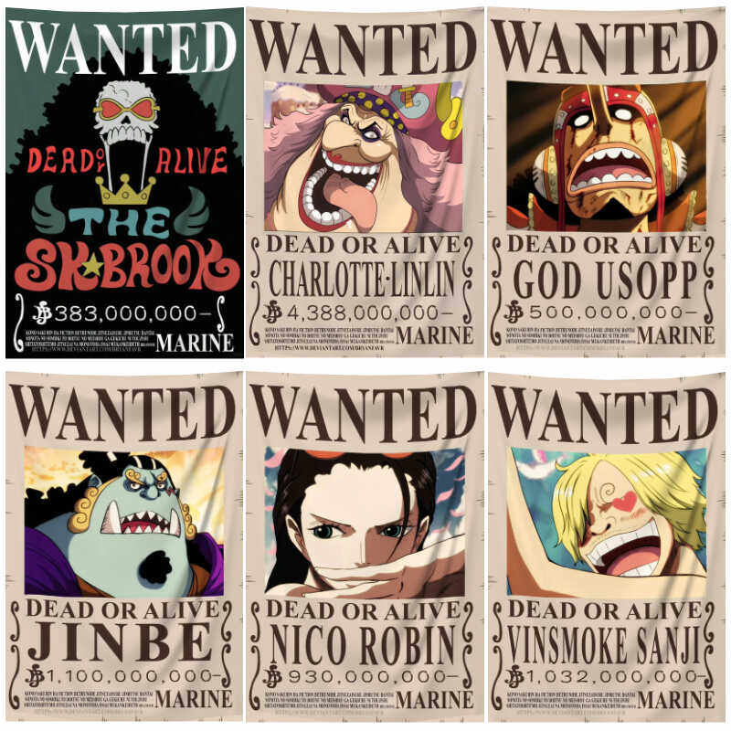 One Piece Manga Tapestry Wante - Aesthetic Tapestry ulasan dan harga