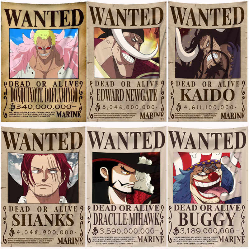 One Piece Manga Tapestry Wante - Aesthetic Tapestry ulasan dan harga